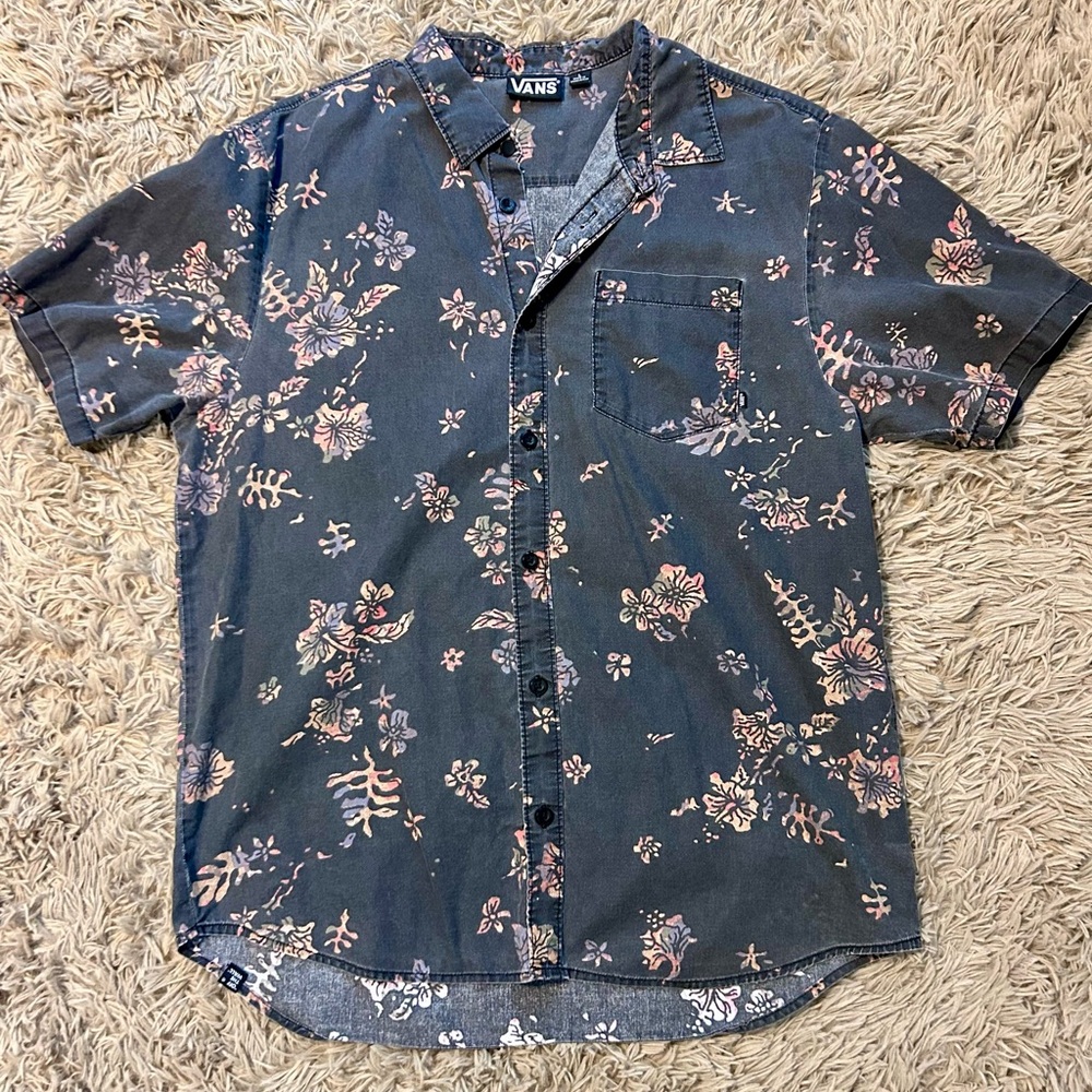 Vans Off the Wall Men's Casual Button Up (L)